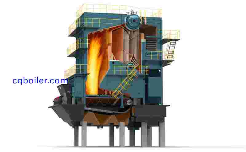 SHL生物質散裝鏈條爐排蒸汽鍋爐